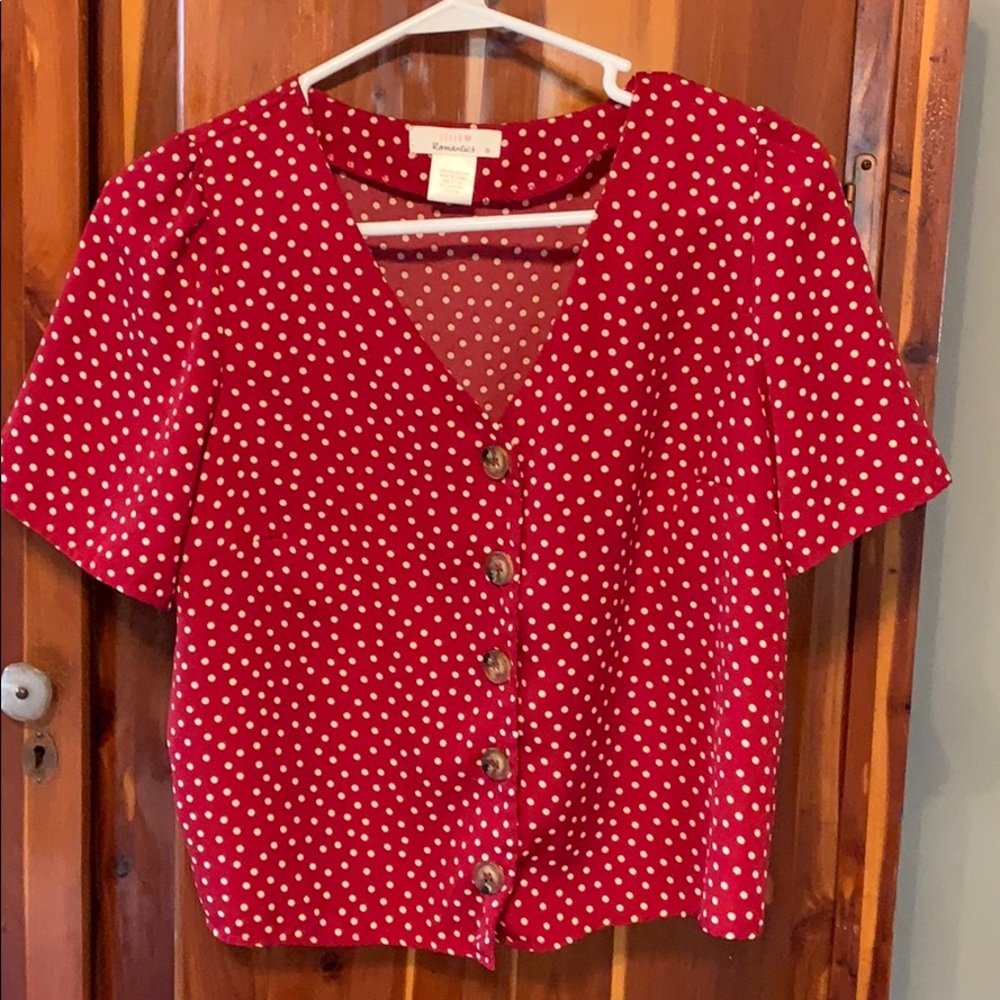 Cropped button down